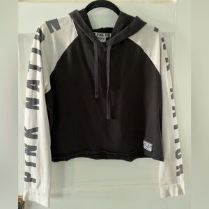 Pink Nation Black and White Hoodie